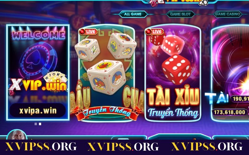 Cổng game XVIP siêu hot với kho trò chơi cực đỉnh